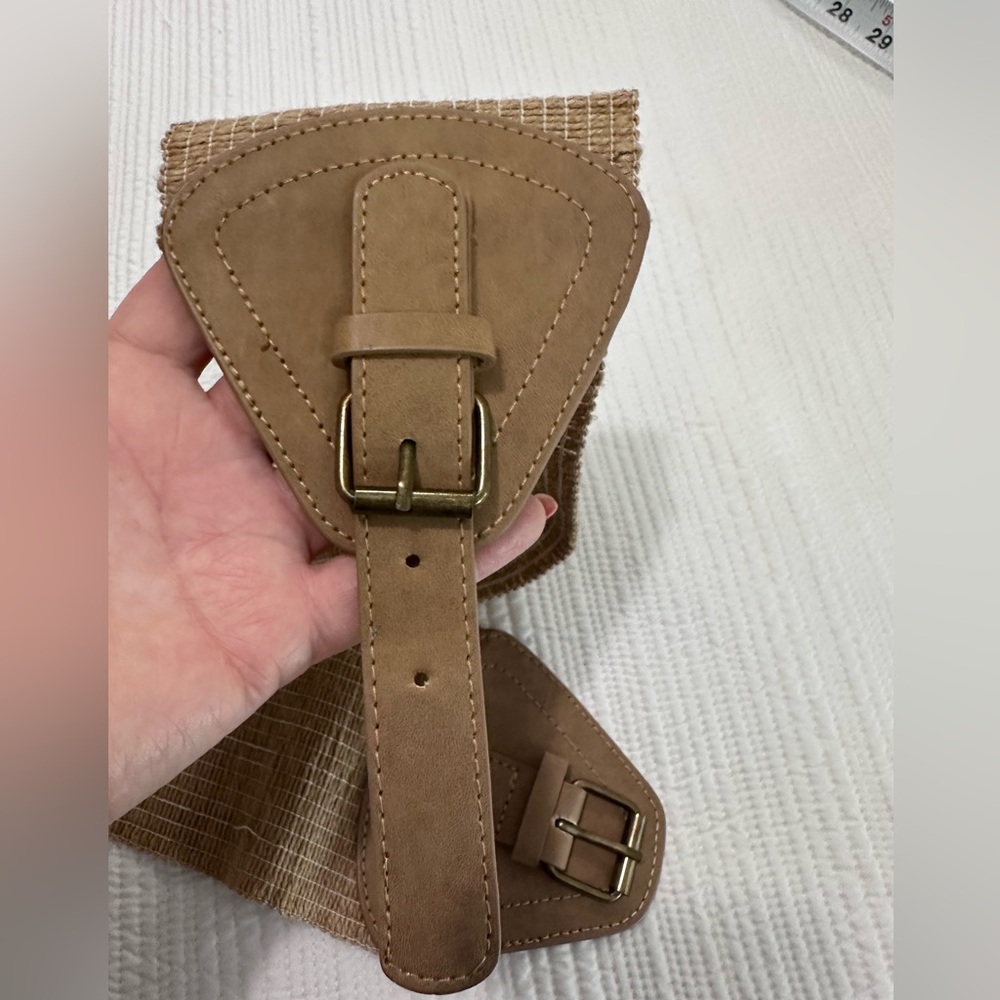 Jessica Simpson Brown Textured Belt - Picture 2 of 5